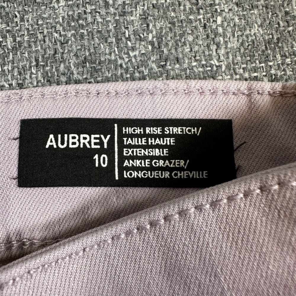 Buffalo David Bitton Aubrey High Rise Ankle Grazer Jeans Mauve Purple Womens 10 - Picture 4 of 9